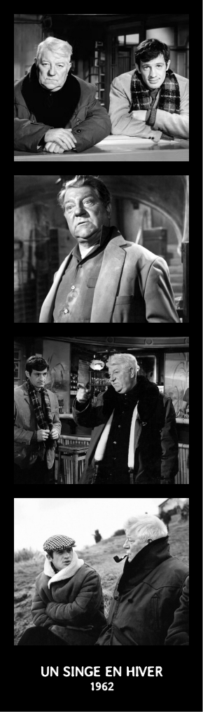 Magnet : un singe en hiver